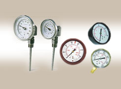 PREASURE & TEMPERATURE GAUGES